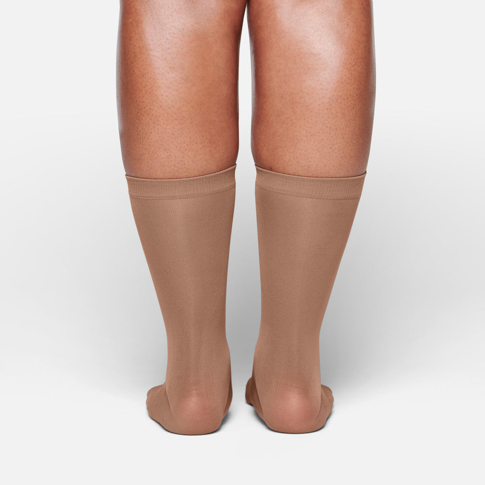 Chaussettes Skims HOSIERY CREW Abricot | 045YFKTPD
