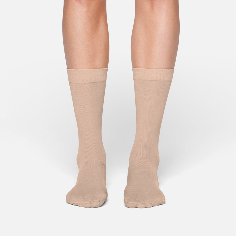 Chaussettes Skims HOSIERY CREW Beige | 870NQXHGA
