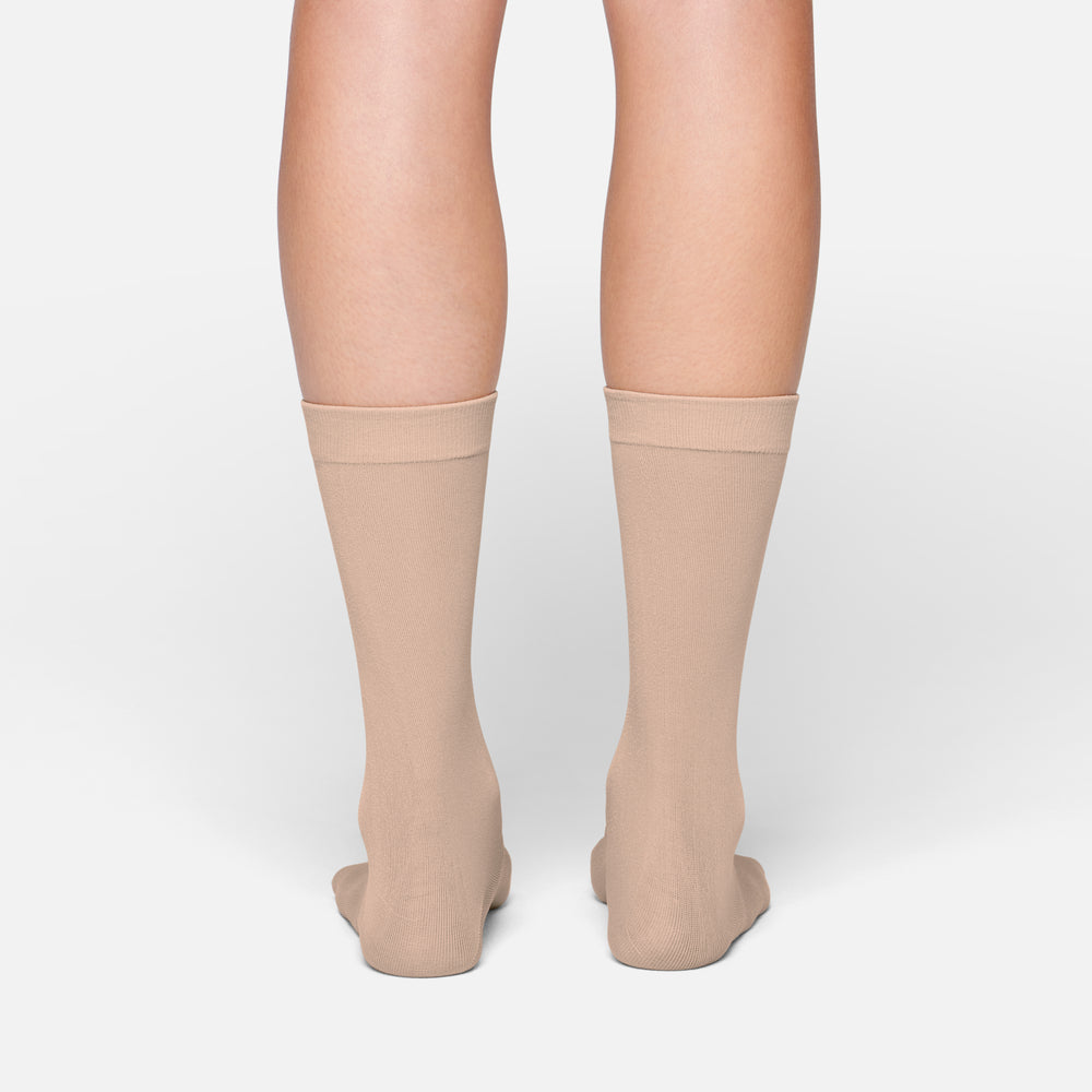 Chaussettes Skims HOSIERY CREW Beige | 870NQXHGA