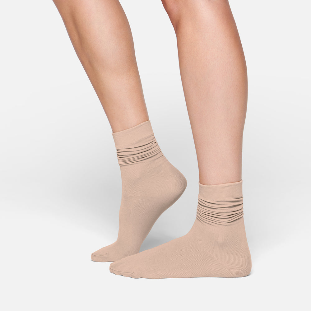 Chaussettes Skims HOSIERY CREW Beige | 870NQXHGA