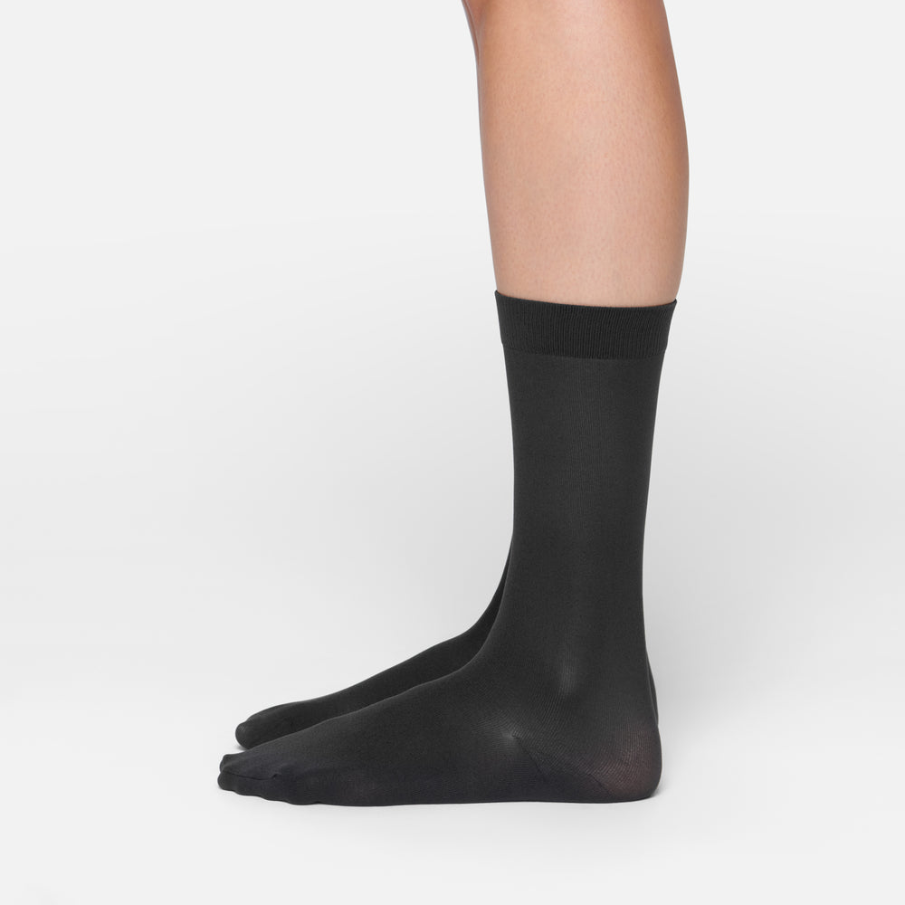 Chaussettes Skims HOSIERY CREW Noir | 450WHFXRS