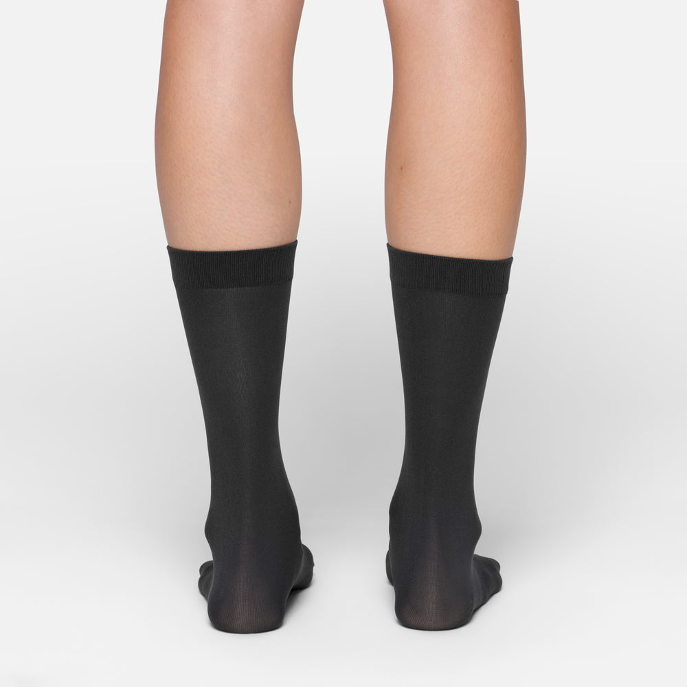 Chaussettes Skims HOSIERY CREW Noir | 450WHFXRS