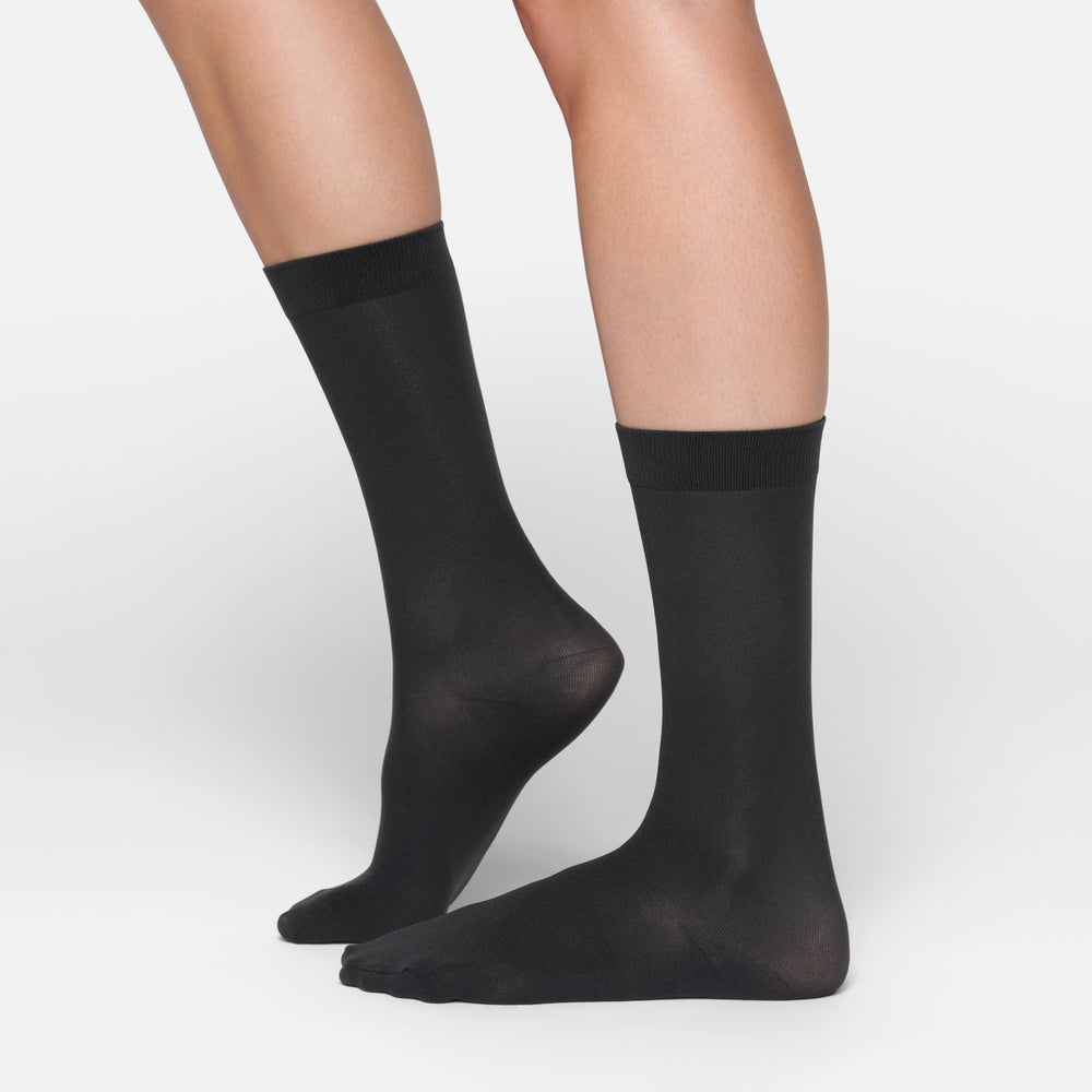 Chaussettes Skims HOSIERY CREW Noir | 450WHFXRS