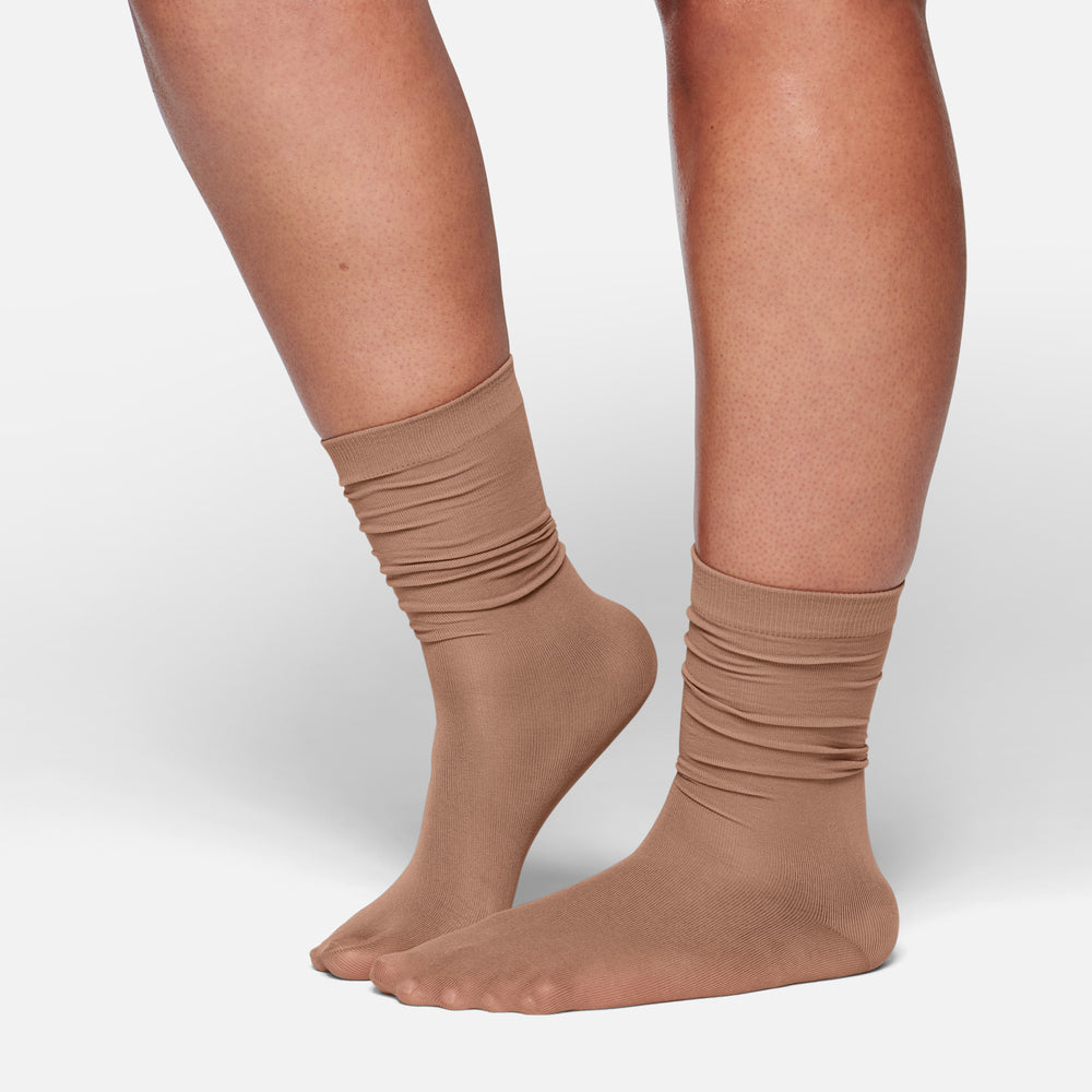 Chaussettes Skims HOSIERY MID CALF Abricot | 895YJOQWB