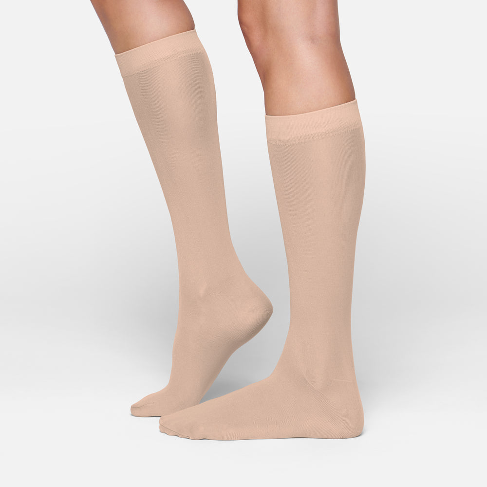 Chaussettes Skims HOSIERY MID CALF Beige | 340KRGPSA