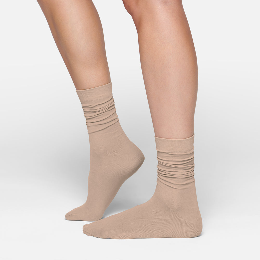 Chaussettes Skims HOSIERY MID CALF Beige | 340KRGPSA