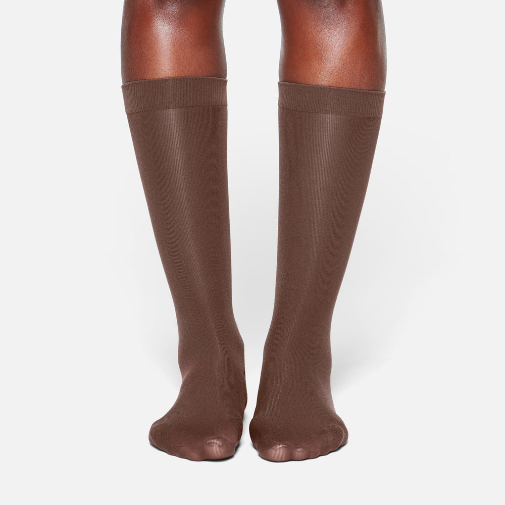 Chaussettes Skims HOSIERY MID CALF Chocolat | 604OFBQHP