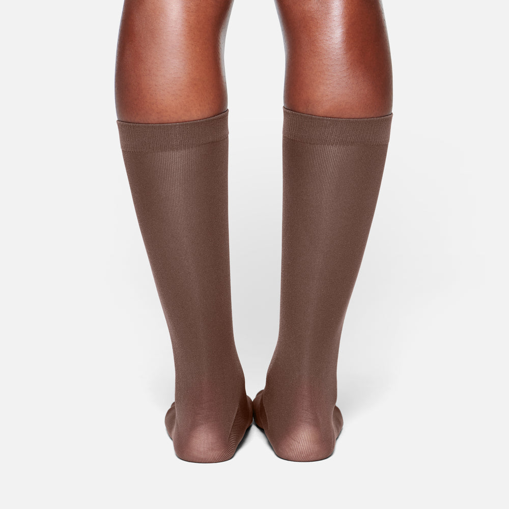 Chaussettes Skims HOSIERY MID CALF Chocolat | 604OFBQHP