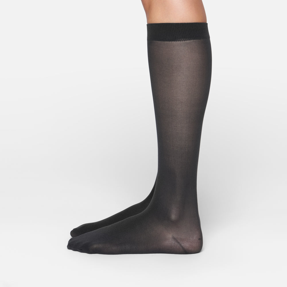 Chaussettes Skims HOSIERY MID CALF Noir | 867UHBDSN