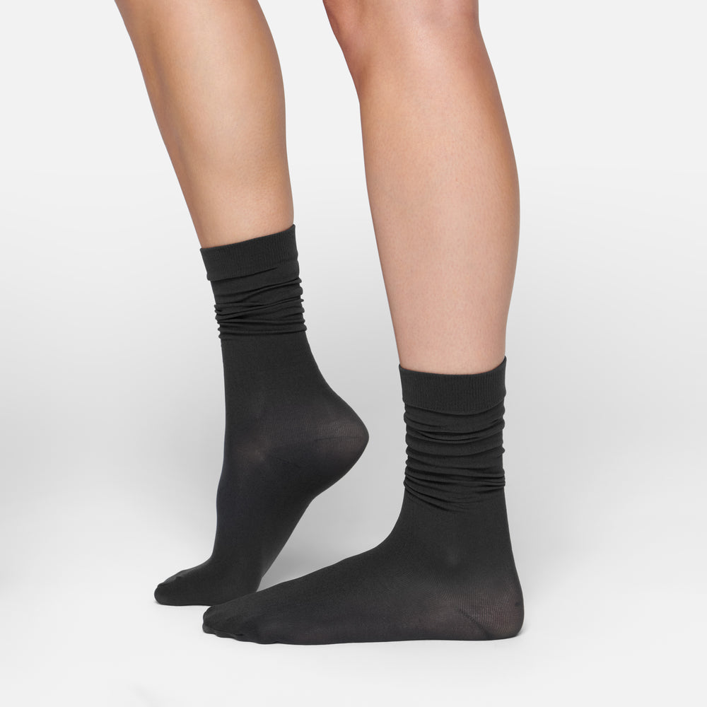 Chaussettes Skims HOSIERY MID CALF Noir | 867UHBDSN