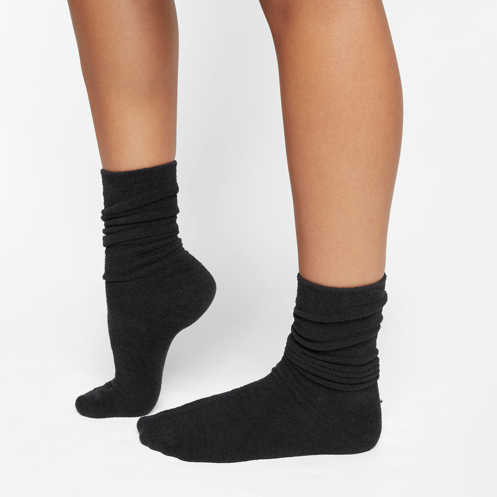 Chaussettes Skims LIGHT COZY KNIT Noir | 984ZJEOSU