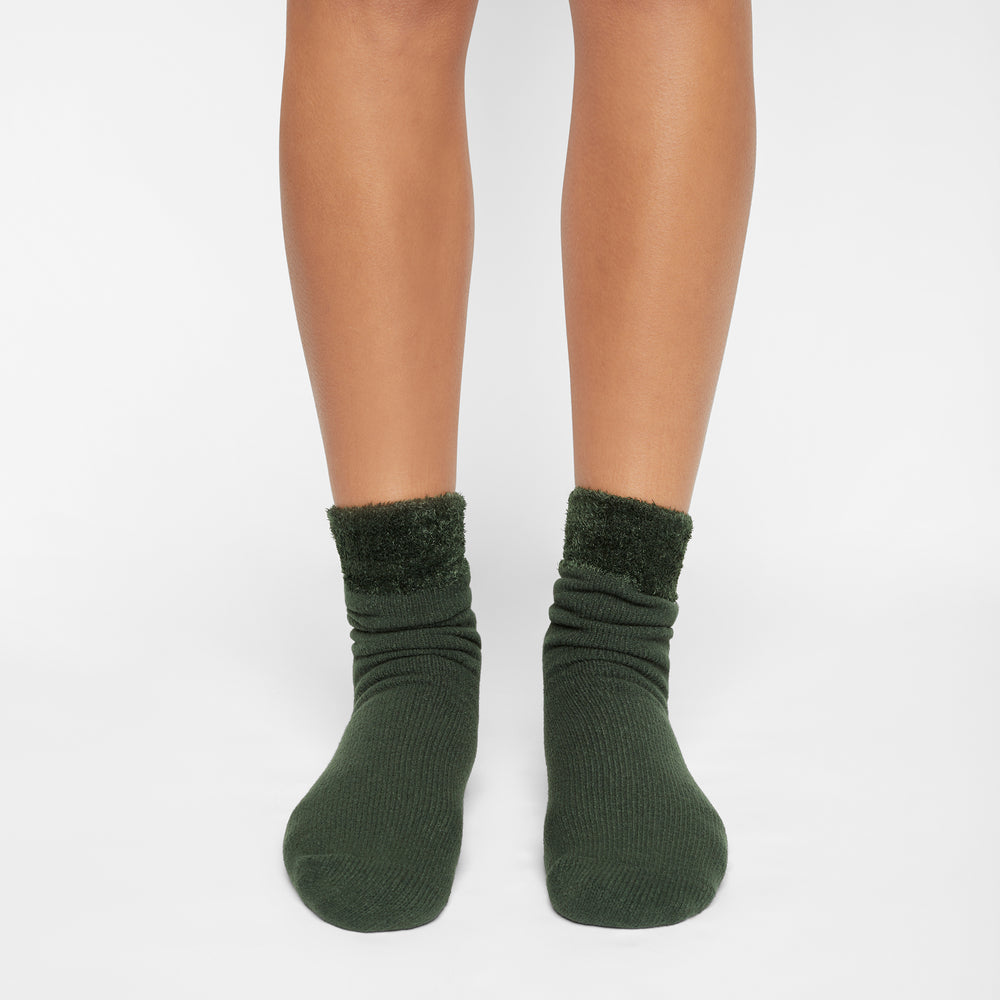Chaussettes Skims PLUSH Vert | 405YEDBTP