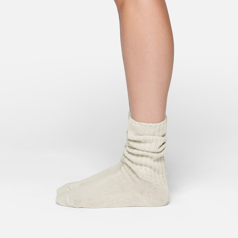 Chaussettes Skims SLOUCH Blanche | 048XJASYO