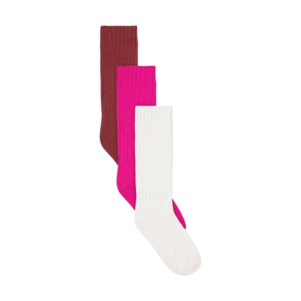 Chaussettes Skims SLOUCH PACK Rouge Foncé Multicolore | 340AFTXSU