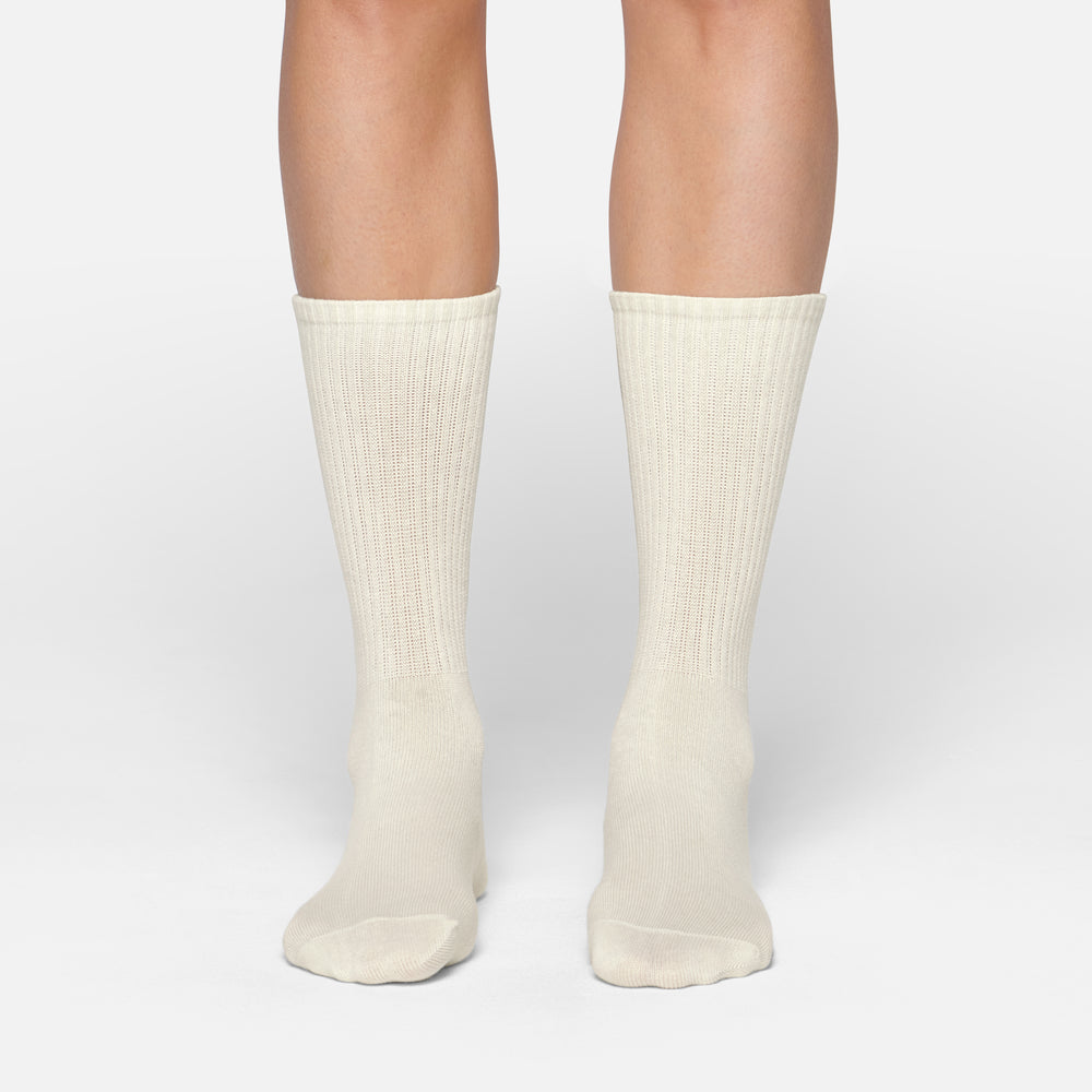 Chaussettes Skims SPORT CREW Blanche | 761XGOMBY