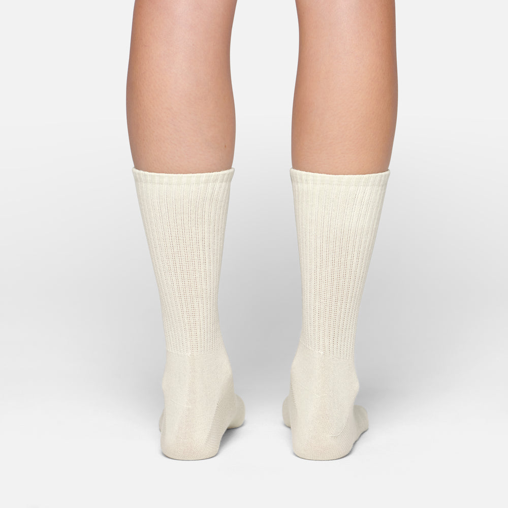Chaussettes Skims SPORT CREW Blanche | 761XGOMBY