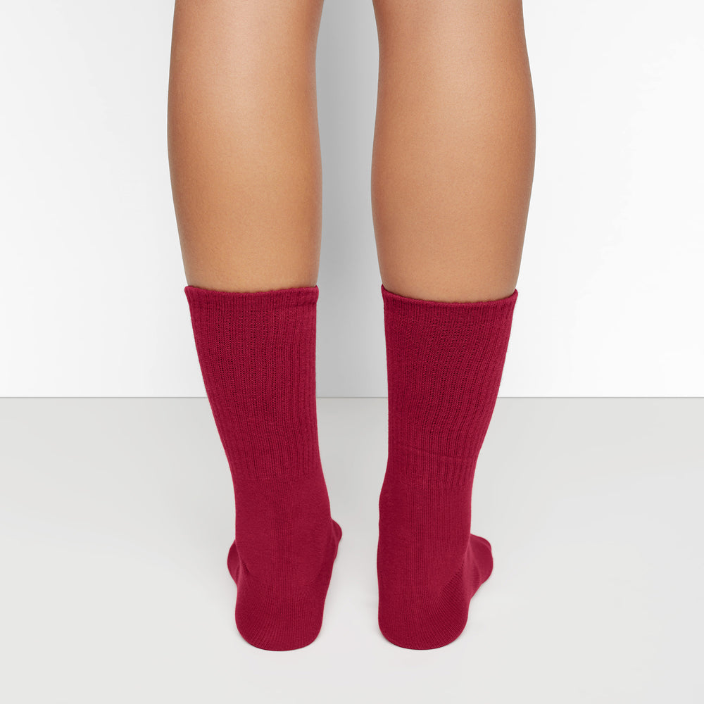Chaussettes Skims SPORT CREW PACK Rouge Foncé Multicolore | 917NGRQEH