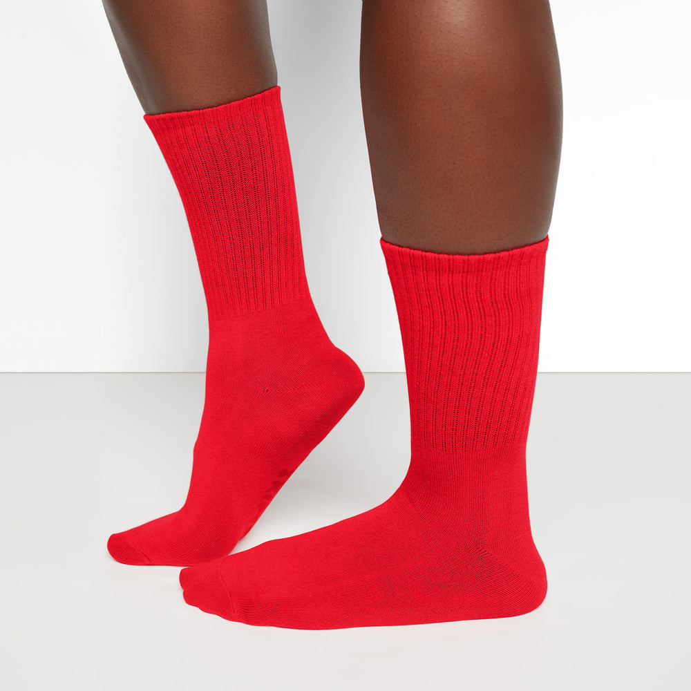 Chaussettes Skims SPORT CREW Rouge | 710HKSNLI