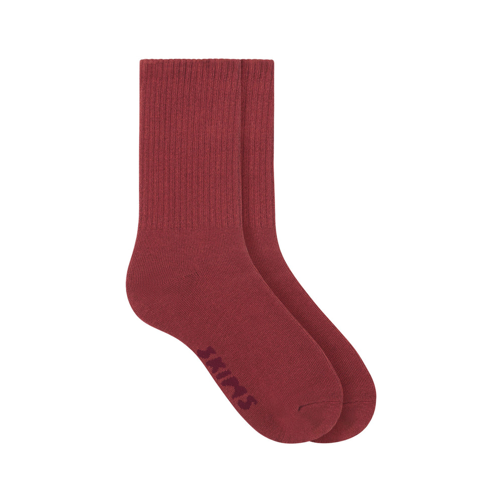 Chaussettes Skims SPORT CREW Rouge Foncé | 724WQAVJC