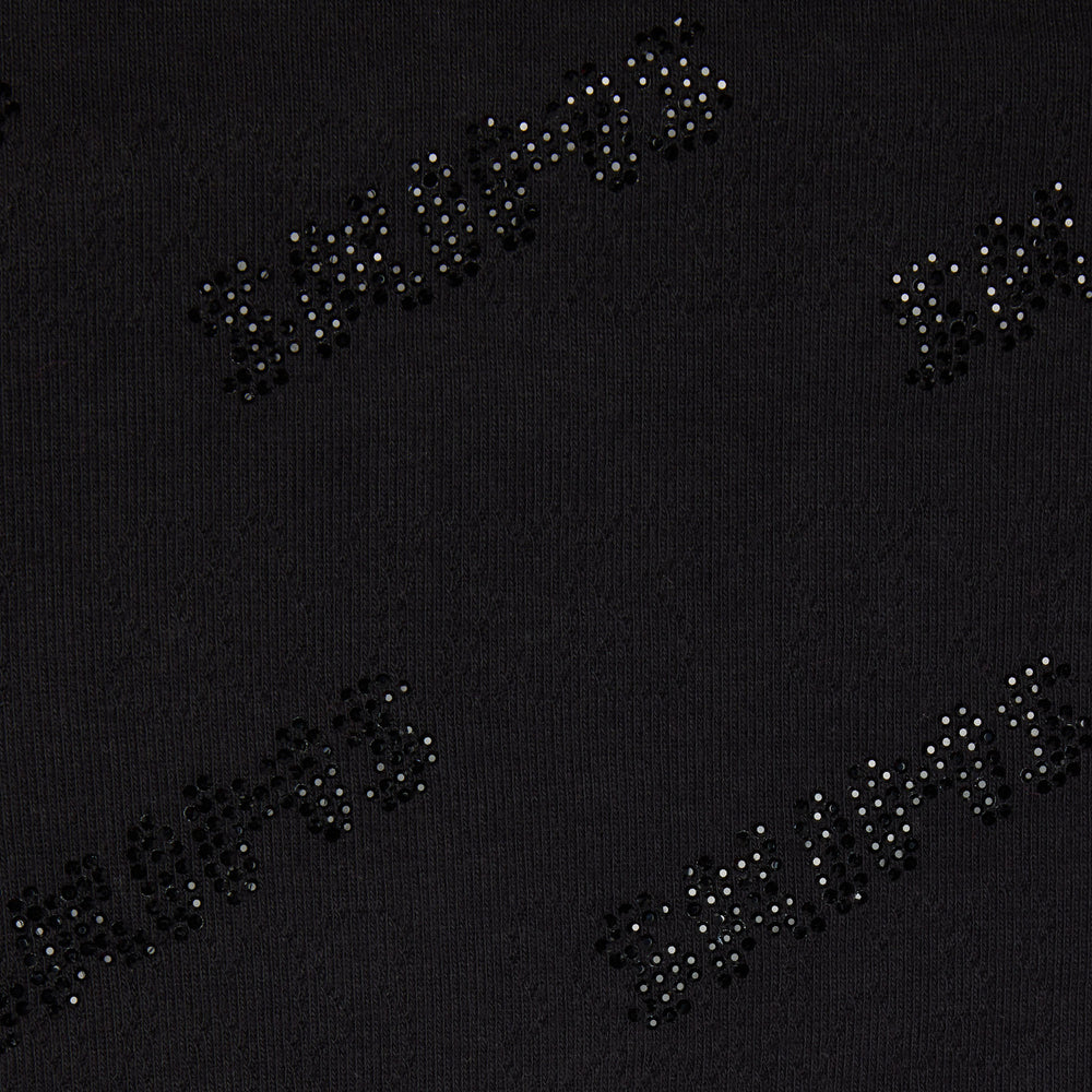 Combinaison Skims RHINESTONE LOGO POINTELLE Noir | 251MWNXLY
