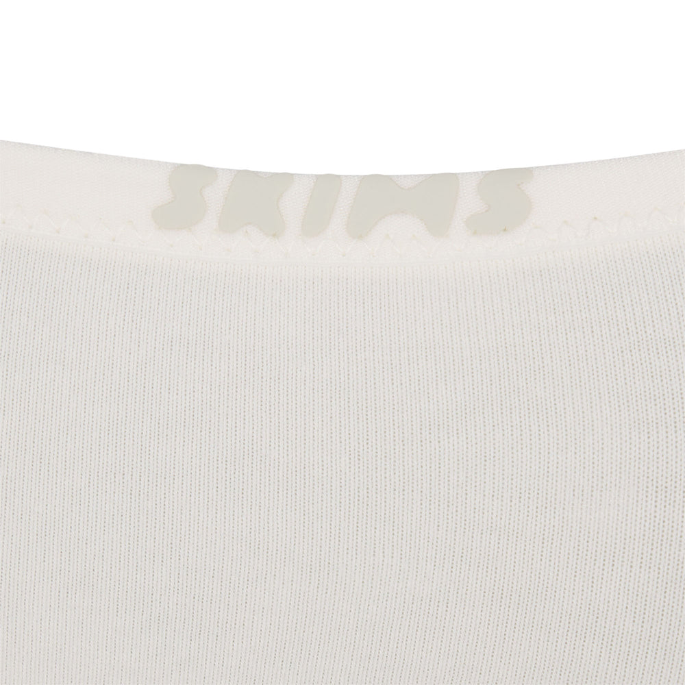 Cotton Bodysuit Skims COTTON LOGO Blanche | 628WQHOSA