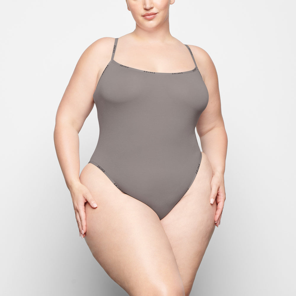 Cotton Bodysuit Skims COTTON LOGO Grise | 415LRCWAT