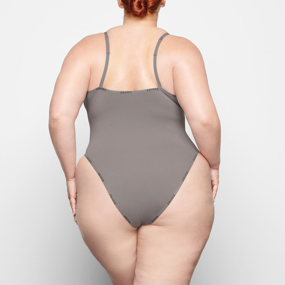 Cotton Bodysuit Skims COTTON LOGO Grise | 415LRCWAT