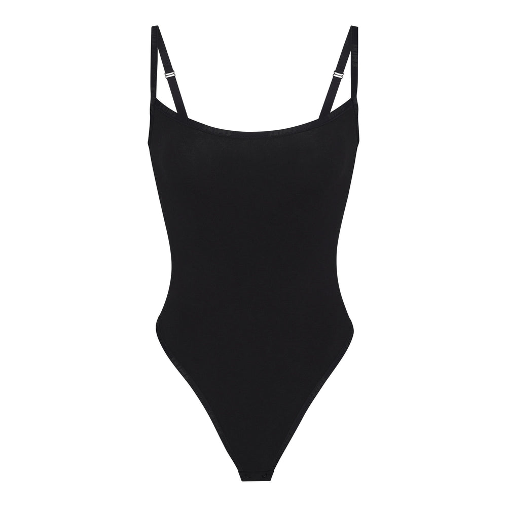 Cotton Bodysuit Skims COTTON LOGO Noir | 743ZKSTNH