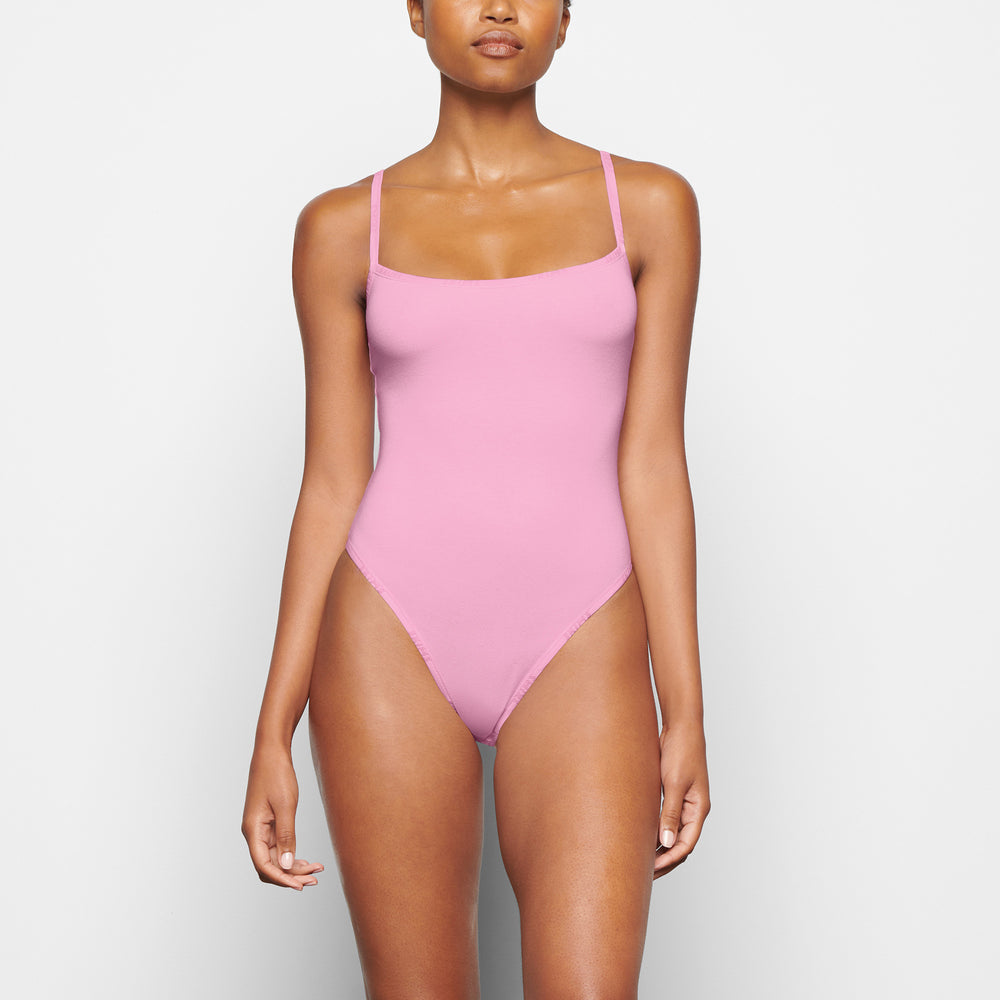 Cotton Bodysuit Skims COTTON LOGO Rose | 687EULHGP