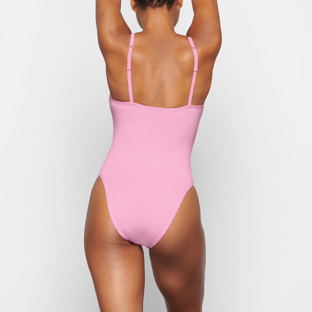 Cotton Bodysuit Skims COTTON LOGO Rose | 687EULHGP