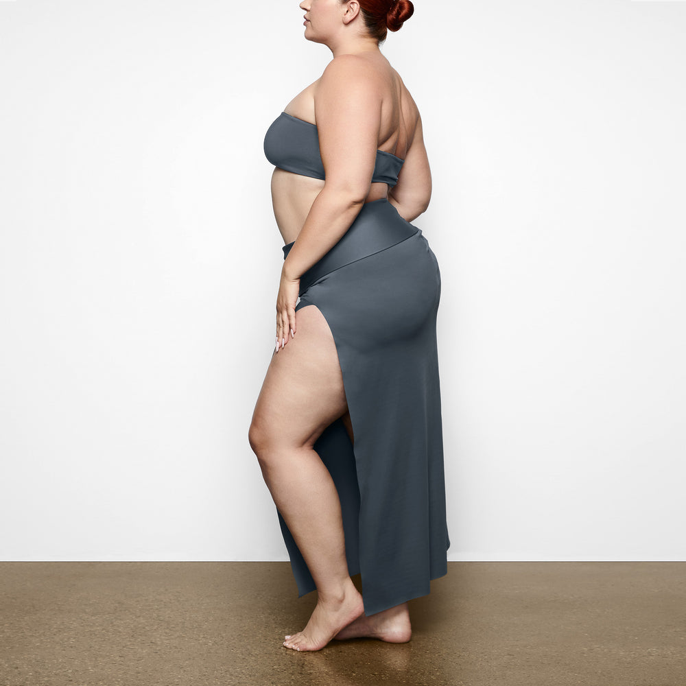 Cover Ups Skims SHAPING SWIM LONG SKIRT Grise Foncé | 459XCMUFP