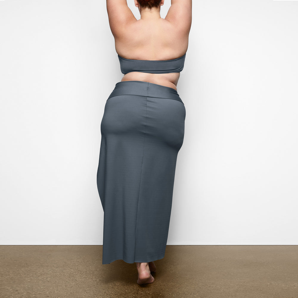 Cover Ups Skims SHAPING SWIM LONG SKIRT Grise Foncé | 459XCMUFP