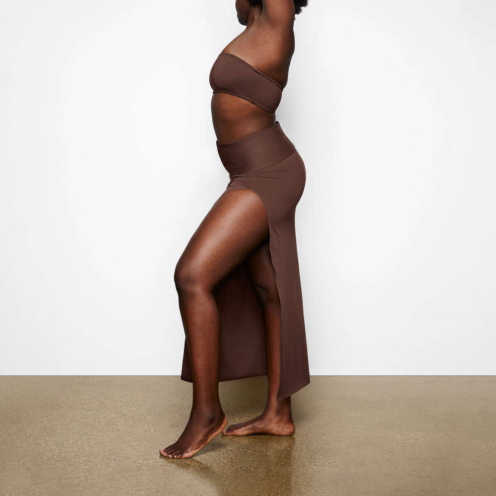 Cover Ups Skims SHAPING SWIM LONG SKIRT Chocolat | 807IZSYPC