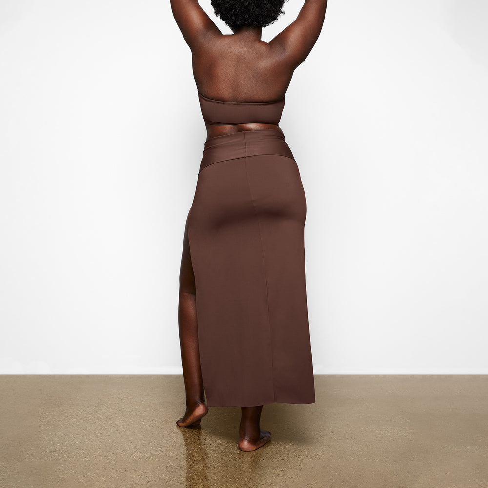 Cover Ups Skims SHAPING SWIM LONG SKIRT Chocolat | 807IZSYPC