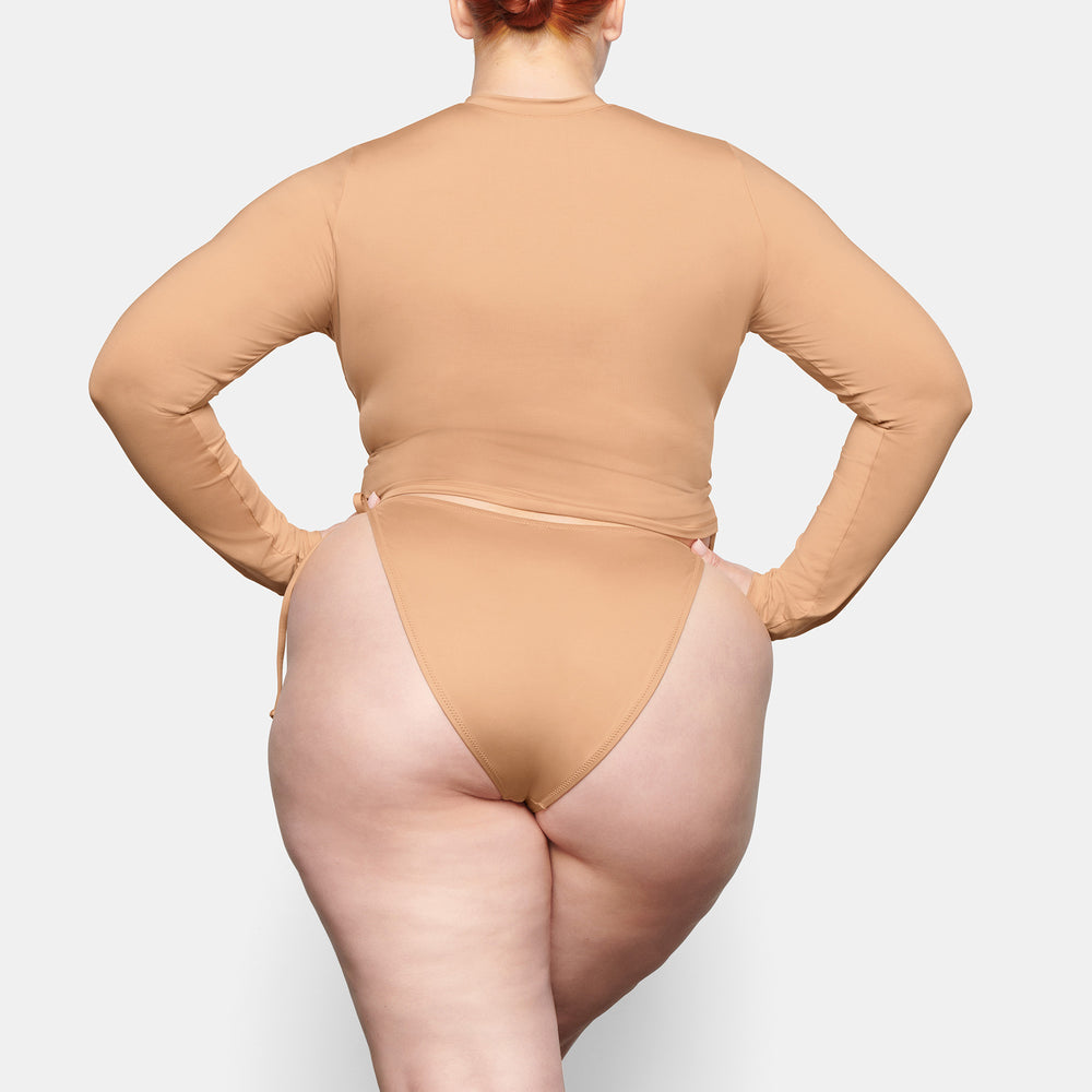 Cover Ups Skims SWIM LONG SLEEVE SHIRT Beige | 385EUHIMT