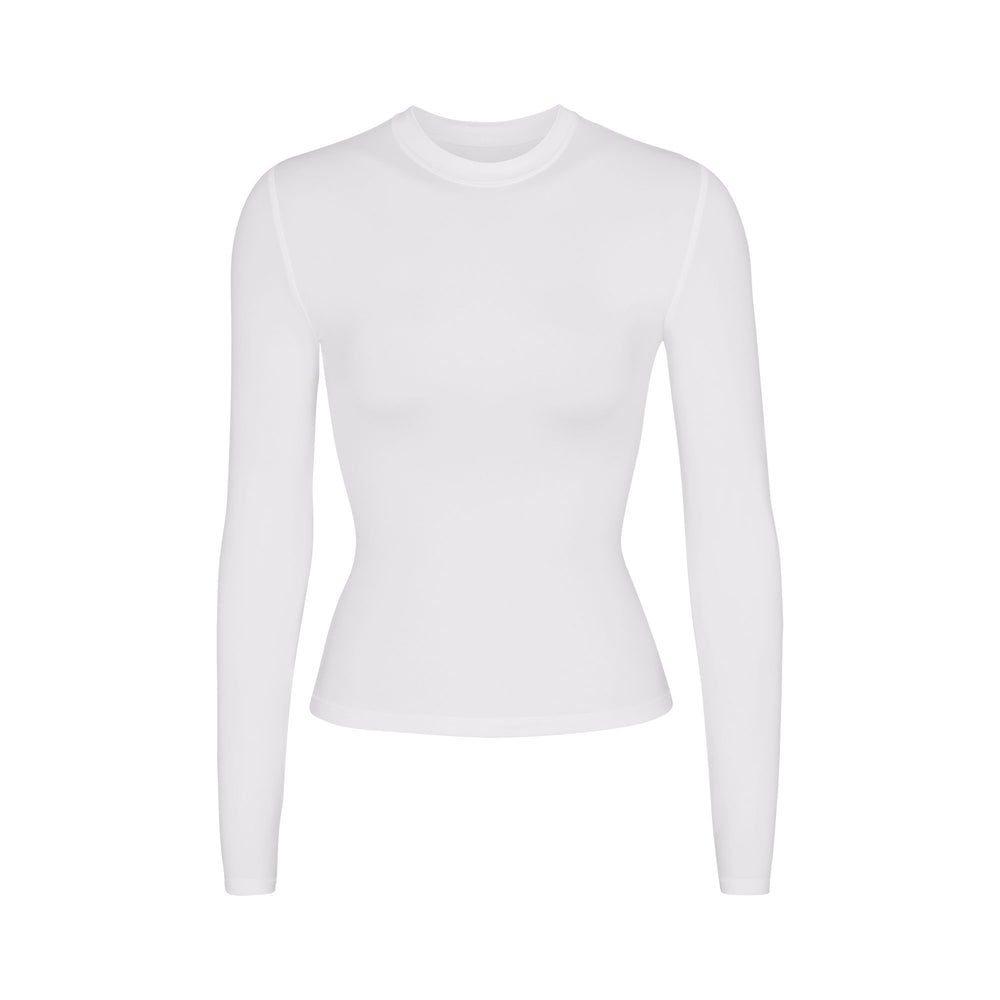 Cover Ups Skims SWIM LONG SLEEVE SHIRT Blanche | 873VUMEKY