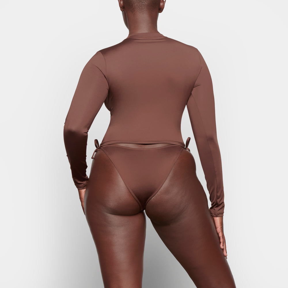 Cover Ups Skims SWIM LONG SLEEVE SHIRT Chocolat | 701FJICER