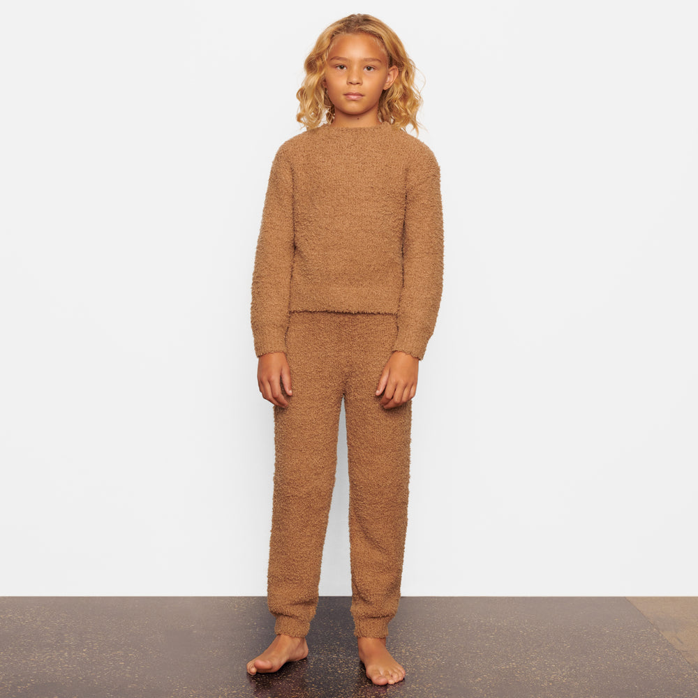 Enfant Skims COZY KNIT JOGGER Marron | 346KLANVO