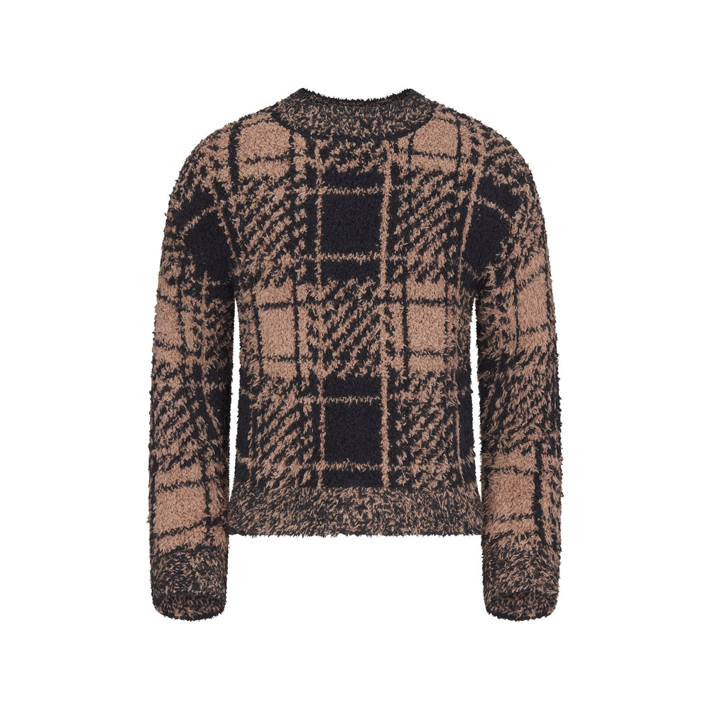 Enfant Skims COZY KNIT PULLOVER PLAID | 518OWFBAG