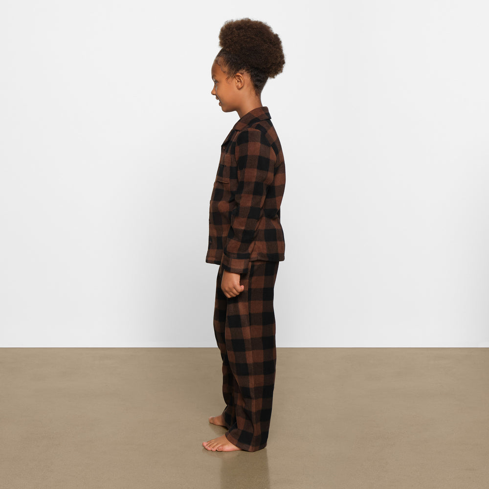 Enfant Skims FLEECE SLEEP SET Marron | 051SGVAFC