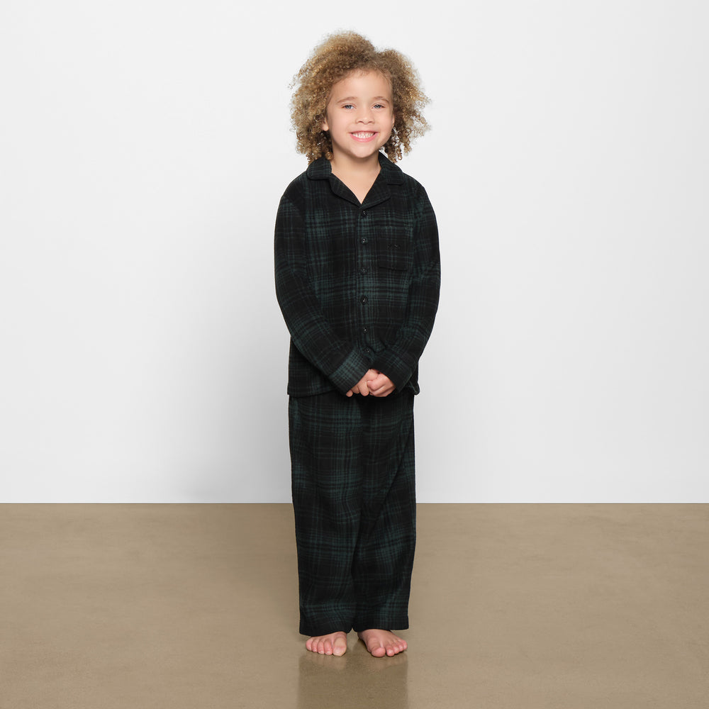 Enfant Skims FLEECE SLEEP SET Vert | 831WHNVLR