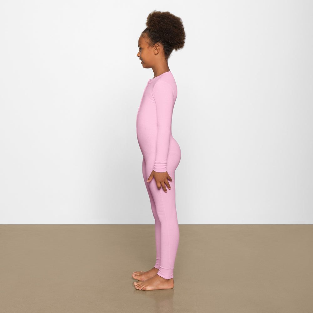 Enfant Skims LOGO POINTELLE HENLEY ONESIE Rose | 678WQXZTB