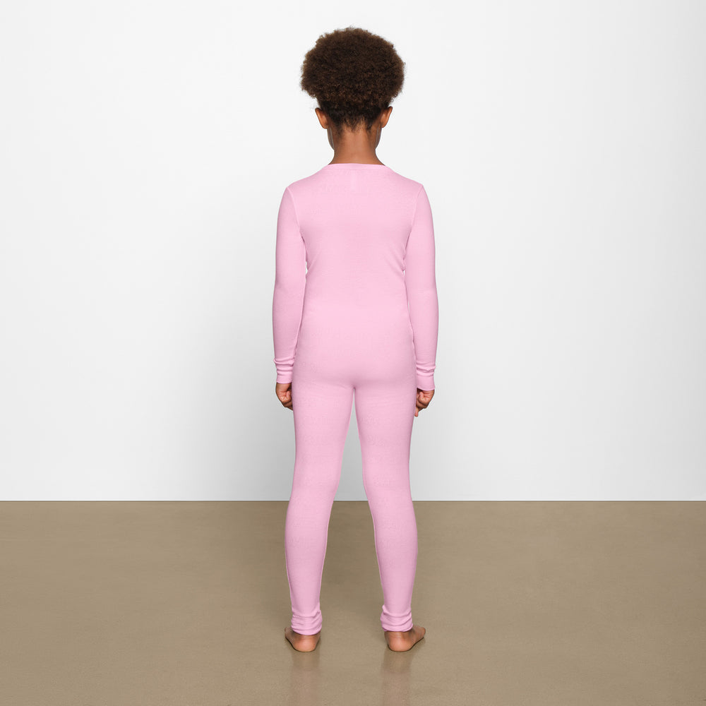 Enfant Skims LOGO POINTELLE HENLEY ONESIE Rose | 678WQXZTB