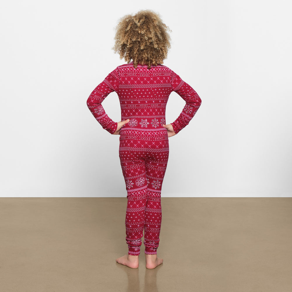 Enfant Skims LOGO POINTELLE HENLEY ONESIE Rouge | 741OPLQJY