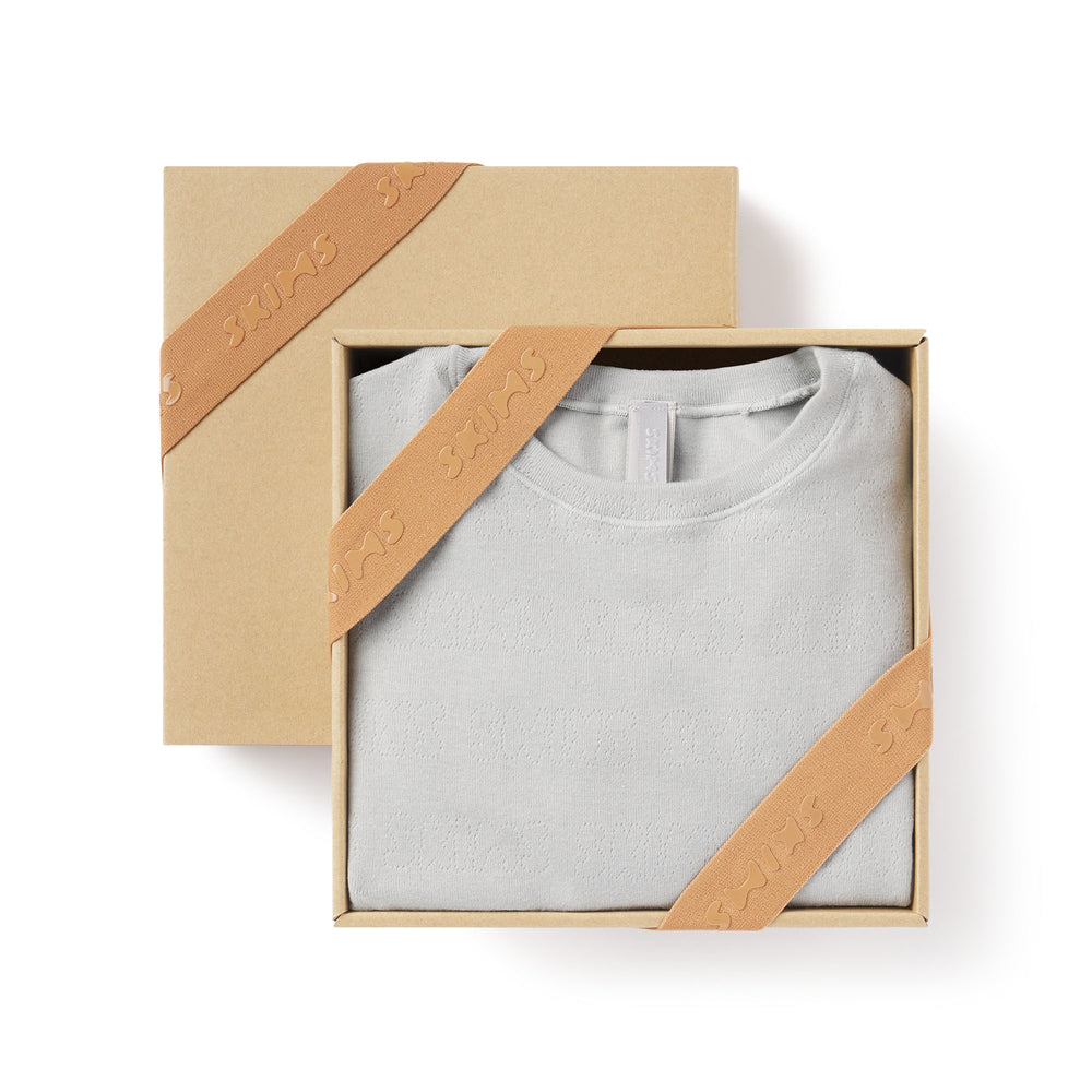 Enfant Skims LOGO POINTELLE SET Grise Clair | 456QMHGOP