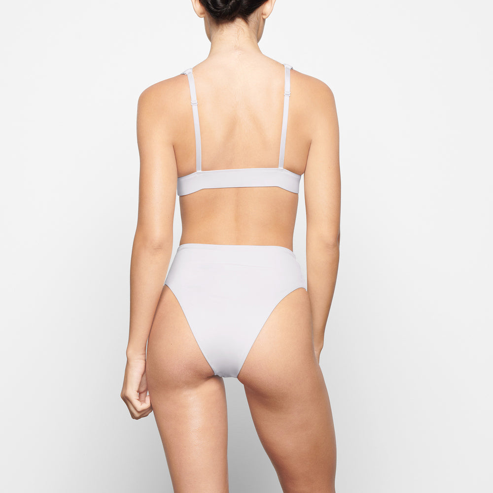 Haut de Bikini Skims SWIM PLUNGE Blanche | 971BQJXWT