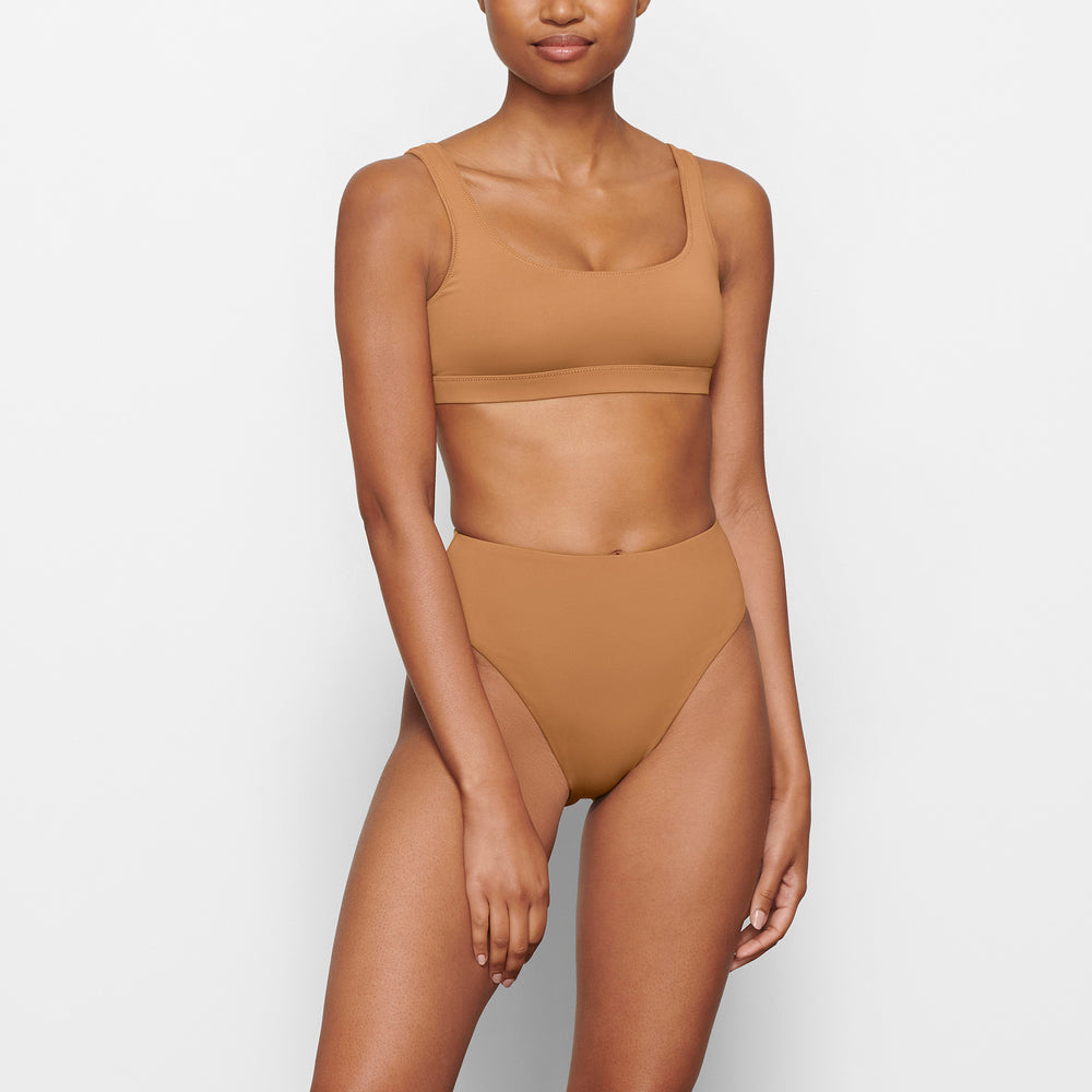 Haut de Bikini Skims SWIM TANK Abricot | 750SJIZWM