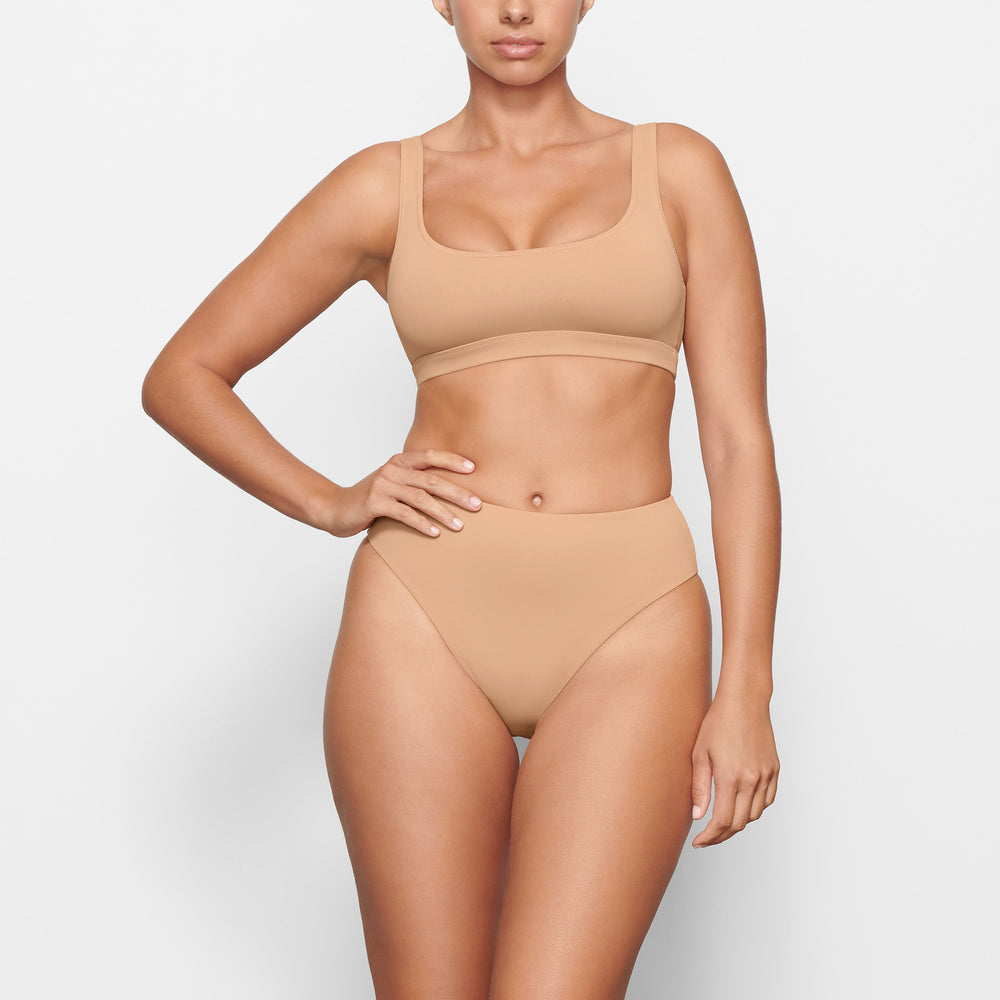 Haut de Bikini Skims SWIM TANK Beige | 536PCGFYI
