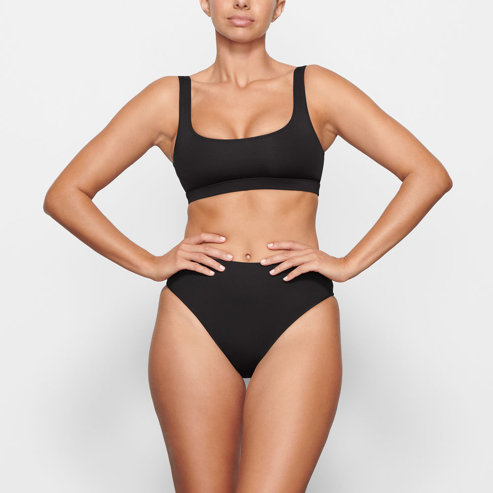 Haut de Bikini Skims SWIM TANK Noir | 643XSYBTE
