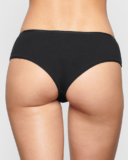 Hipster Skims COTTON LOGO Noir | 680TMKLIR